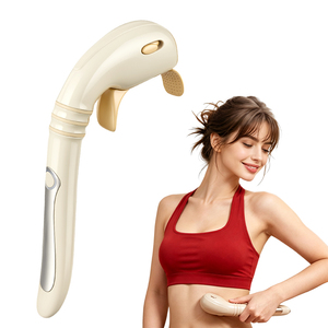 Masseur d'épaule électrique à long manche pour soulagement musculaire, pistolet de massage électrique myofascial, masseur de cou simulé manuel pour la maison - Product Image 1