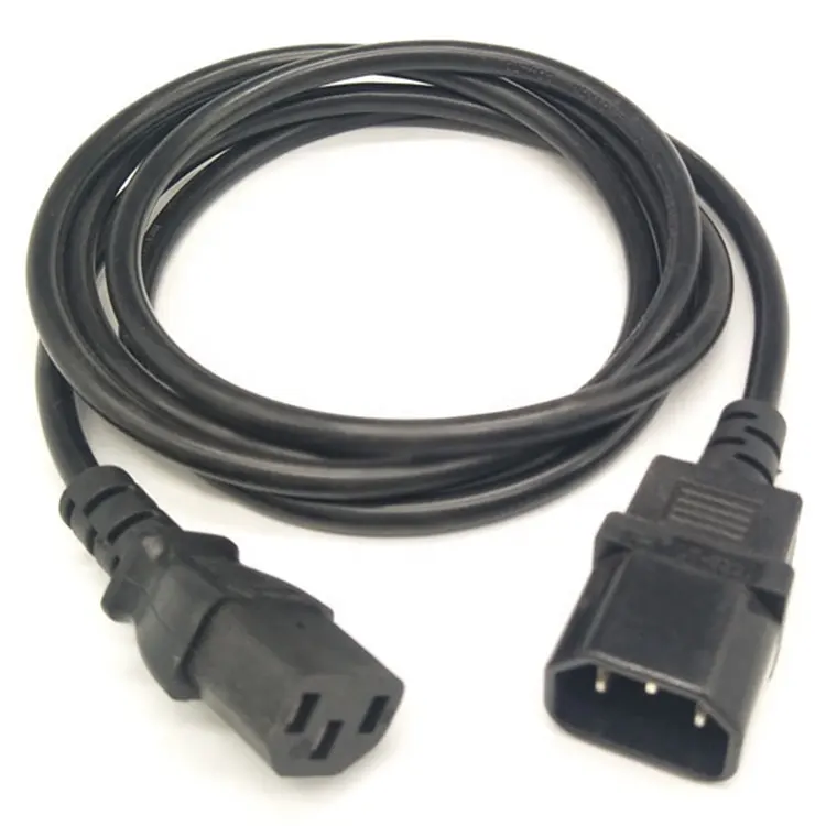 1M 2M 3M c14 to c13 power cord IEC C13 Male to C14 female Power Extension Cable