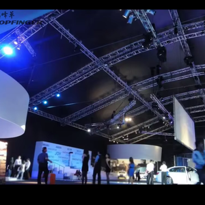 Precio barato, estructura de sonido cuadrada, altavoz de techo ligero, telón de fondo de escenario, sistema de armazón de iluminación de aluminio - Product Image 1