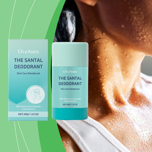 Déodorant Santal unisexe pour le soin de la peau, stick 40g, parfum naturel, ingrédients à base de plantes, céramide, bois de santal, pour adultes - Product Image 2