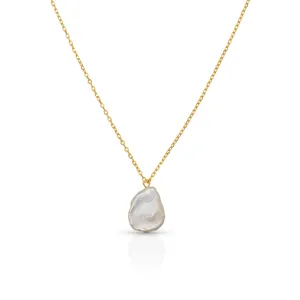 Moon girl — collier plaqué or 14k, argent Sterling 925, bijoux saoudien avec perles fantaisie, simple, modèle dernier cri