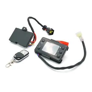 12V Car Heater LCD Switch Controller With 5 Buttons Remote Control For Car Diesels Air Heater Parking Heater