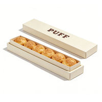 Boîte d'emballage de tiramisu de luxe personnalisée avec logo, avec poignée, boîte à gâteau mousse, boîte à gâteau au chocolat, boîte en carton pliable