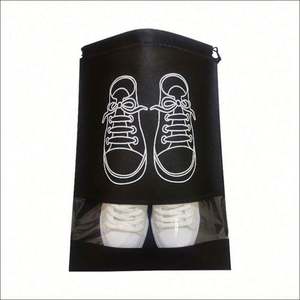 Nonwoven Storage Bag Dustproof Shoe <b>Pouch</b> Travel <b>Drawstring</b> Shoe Cover Clear Shoes Organizer - Product Image 3