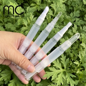 T202 auslaufschutz Großhandel 3 <span class=keywords><strong>ml</strong></span> Twist-Pen leerer transparenter Lippenstift Behälter Nagelöl Wimpernwachstumsserum flüssiges Rohr - Product Image 3