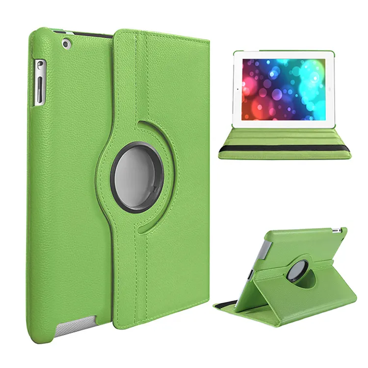 Full Protective Plain PU Leather Flip Tablet Back Cover For iPad Pro 9.7 11 2020 2021 Case