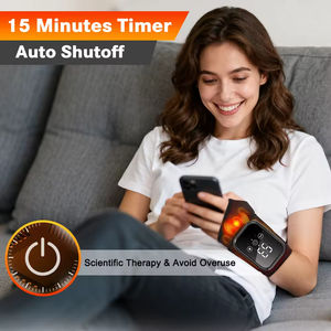 Wholesale cheap heating vibrating wristband massage belt wireless massage therapy wristband hot compress <b>hand</b> <b>massager</b> - Product Image 4