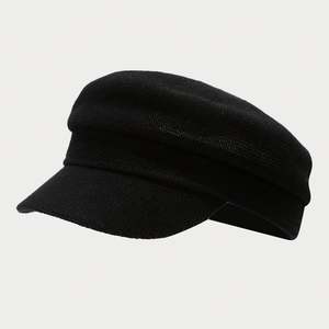 Sombrero de Punto con Protección Solar para el Verano 2025, Color Sólido, Transpirable, Estilo Casual, para Hombre y Mujer, Tipo Capitán - Product Image 5