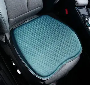 Sürüş sandalye koltuk minderi masaj rahat nefes araba Mat silikon araba koltuğu