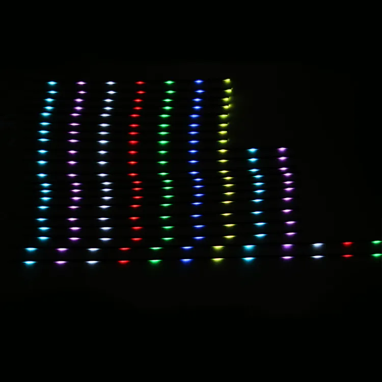 RGB araba atmosfer lambaları App kontrol araba ortam lambası dekoratif LED şerit