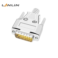 Connecteur de soudure DB15 D-SUB avec boîtier métallique pour atelier de réparation et programmation ECU