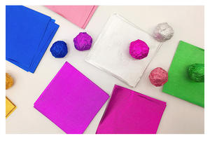 Foglio di alluminio placcato in oro per uso alimentare, carta stagnola con stampa personalizzata di caramelle al cioccolato Anti-olio - Product Image 2