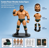 Figuras de Acción de Luchadores Personalizadas, Modelo de Anime en Vinilo, Juguete Coleccionable Ecológico, Juguete Artístico Impreso en 3D