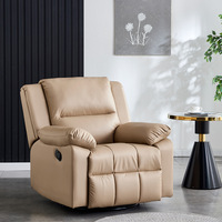 OKF Fauteuil canapé inclinable simple luxe Repose-jambes réglable OEM ODM Mobilier de loisir électrique en tissu pour chambre d'hôtel et salon