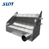 Caja Coanda de alambre de cuña de acero inoxidable, pantalla de entrada Coanda autolimpiable sin alimentación para toma de agua de río, 100% filtración