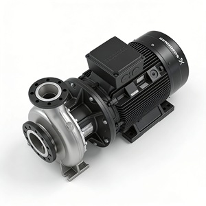 Bomba de succión horizontal Grundfos NbG de 1 HP con salida de 50 mm, motor eléctrico centrífugo y conexión de brida - Product Image 3