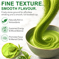 Poudre de thé vert matcha Itawel, riche en antioxydants, pour soulager le stress, couleur vibrante, matcha culinaire riche en nutriments et en fibres