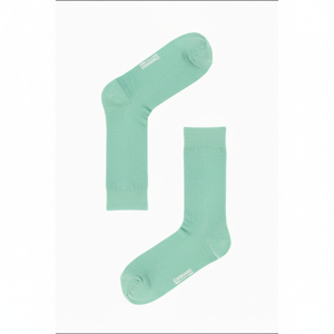 Chaussettes en Spandex Vert Menthe Pastel Respirantes Décontractées Longueur Ras du Cou avec Impression de Logo Personnalisé Taille Unique – Idéales pour Usage Quotidien Printemps Hiver - Product Image 2