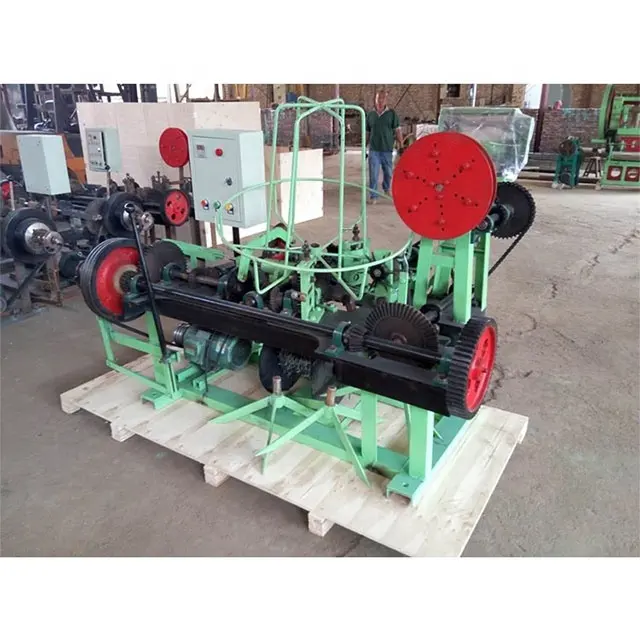 220v Farm double-strand barbed wire net machine 3.6kw Frontier defense line twisting rope gill net device