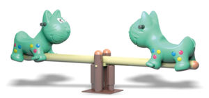 Balancín Infantil <span class=keywords><strong>para</strong></span> Exteriores, Jardín de Infancia, Parque Comunitario, Plaza, Instalación de Entretenimiento, Tabla de PE, Balancín Personalizado - Product Image 2