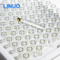 Cartouche en verre stérile LINUO 3 ml, RTU, borosilicate USP Type I, qualité pharmaceutique, certifiée ISO, cartouche dentaire 3 ml
