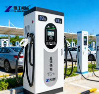 Station de recharge pour voitures électriques Byd et Tesla, chargeur rapide EV, borne de recharge 60 kW