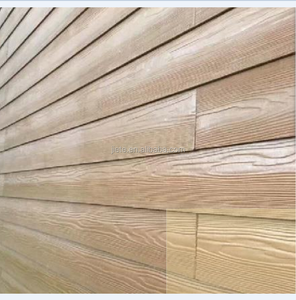 Paneles de Revestimiento de Fibrocemento con Aspecto de Madera <span class=keywords><strong>para</strong></span> Paredes Interiores y Exteriores, Revestimiento de Fachada, <span class=keywords><strong>Tableros</strong></span> de Cemento con Aspecto de Madera - Product Image 4