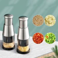 Knoflook Crusher Ui Chopper Handmatige Knoflookpersmachine Knoflookpers Fruit Groente Chopper Keukengereedschap