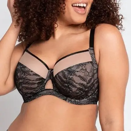 Plus size bra 34-40EFGHIJKLMN thin cup for women