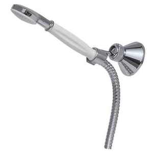 Accessoire de salle de douche duplex chromé à jet unique - Product Image 1