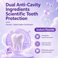 KORMESIC Marque Privée 60g Dentifrice Enfants Protection Contre les Caries Sans Fluor Renforce l'Émail Dentaire Personnalisé