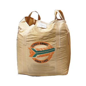 Sac en plastique PP durable EGP, <span class=keywords><strong>grand</strong></span> sac en vrac avec fond plat et boucle d'angle croisée pour le stockage du ciment et <span class=keywords><strong>la</strong></span> construction - Product Image 1