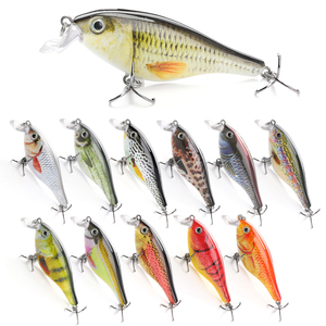 VTAVTA Vente en gros de leurres Wobbler Magnet Bass Crankbait 8.2cm 11g Leurres de pêche avec une bouche plate - Product Image 6