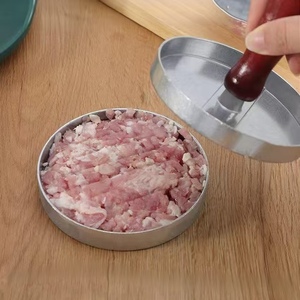 <span class=keywords><strong>Presse</strong></span> à galettes de <span class=keywords><strong>hamburger</strong></span> en alliage robuste – Moule manuel rond pour viande, idéal pour les burgers, le barbecue, les tartes, les tourtes et les boulettes - Product Image 6