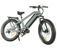 Vélo électrique à pneus larges de 26 pouces avec cadre en alliage d'aluminium, moteur central Bafang M620 48V 1000W / Vélo électrique de montagne