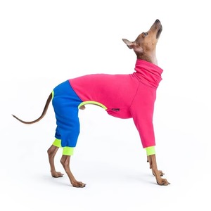 Veste thermique en polaire de coton pour l'hiver, à quatre pattes, pour les lévriers italiens et les whippets, avec panneaux légèrement extensibles pour protéger le ventre - Product Image 2