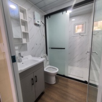 Maison mobile en acier de 20 pieds à haut rendement énergétique sur roues pour villa ou pod de glamping – Maisons conteneurs extensibles