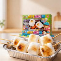 Guimauves géantes en gros pour barbecue, saveur vanille Halal, pour S'mores, bonbons mous en vrac