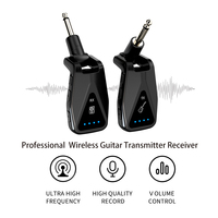 Équipement de production musicale professionnel, microphone sans fil UHF avec kit de micro sans fil rechargeable, émetteur pour guitare