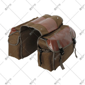 Sacoche de vélo pour porte-bagages arrière 30-40L, imperméable, kaki, vert militaire, sangle détachable, sacoche de selle pour VTT - Product Image 3
