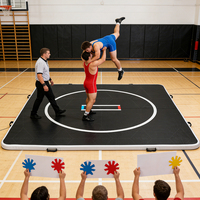 Tapete Inflable de Jiu Jitsu de Alto Rendimiento de 10 Pies, Material DWF con Certificación Completa, Ideal para Gimnasio, Directo de Fábrica en China