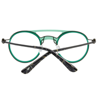 Lunettes optiques à double faisceau, monture ronde style japonais vintage de haute qualité