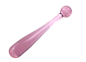 Nuevo y sensual tapón anal de cristal rosa con forma de espiga de maíz, pequeño, para masturbación femenina, juguete sexual. - Product Image 4