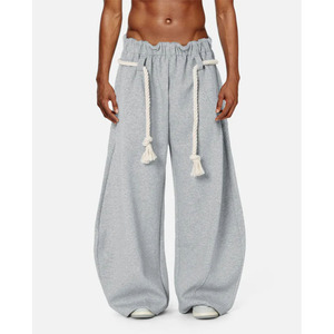 <span class=keywords><strong>Pantaloni</strong></span> <span class=keywords><strong>Tuta</strong></span> Invernali da <span class=keywords><strong>Uomo</strong></span> Personalizzati, <span class=keywords><strong>Grigi</strong></span>, Casual, 100% Cotone Pesante, Larghi, Ecologici con Chiusura a Coulisse - Product Image 2