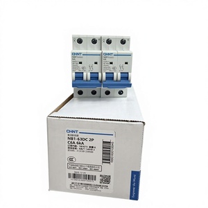 Chint เบรกเกอร์ขนาดเล็ก C6A NB1-63DC สวิตช์ขนาดเล็ก1P 2P 3P 4P 32A ตัด16A 20A 63A - Product Image 1