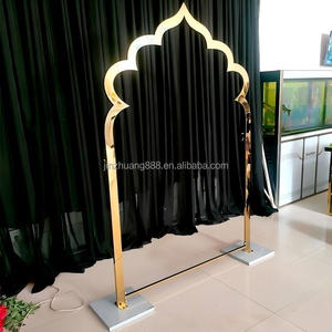 Arco de Metal para Bodas al por Mayor, Marco de Globos con Diseño Floral de Estilo Asiático y Europeo para Decoración de Escenarios de Ceremonias y Fiestas - Product Image 5