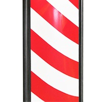 Séparateur de trafic réfléchissant pour la sécurité routière diviseur barrière d'avertissement de chaussée portable séparateur de trafic panneau Vertical de sécurité de rue