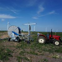 Enrouleur de tuyau d'irrigation nouvellement lancé en 2025, enrouleur de tuyau à turbine hydraulique pour les fermes agricoles