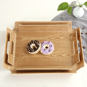 ถาดไม้แอชพร้อมหูจับสำหรับเสิร์ฟเค้กและขนมอบ - Product Image 1