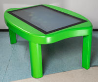 Mesa táctil 4K de 32 pulgadas para juegos infantiles Mesa inteligente Mesa de aprendizaje inteligente para niños